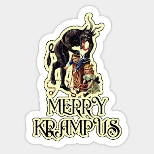 Merry Krampus Sticker